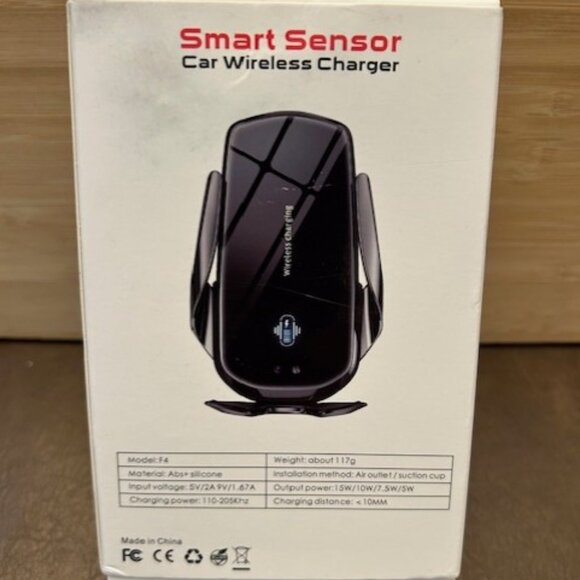 Cellular Phone Car Stand with Wireless Charger - Picture 2 of 4